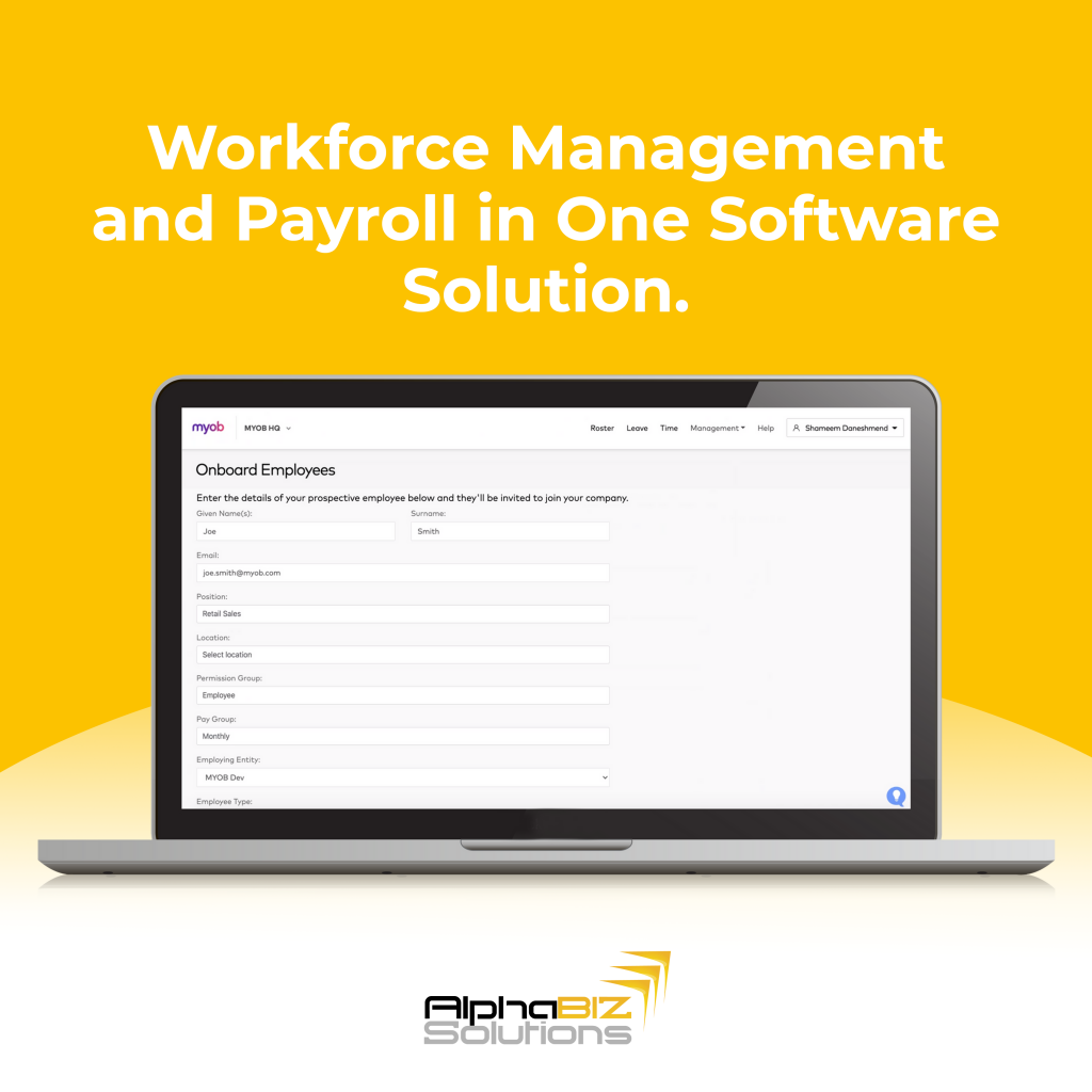 What is MYOB Advanced Workforce Management?