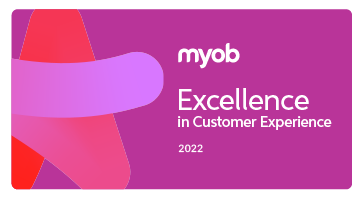 MYOB Excellence in Customer Service
