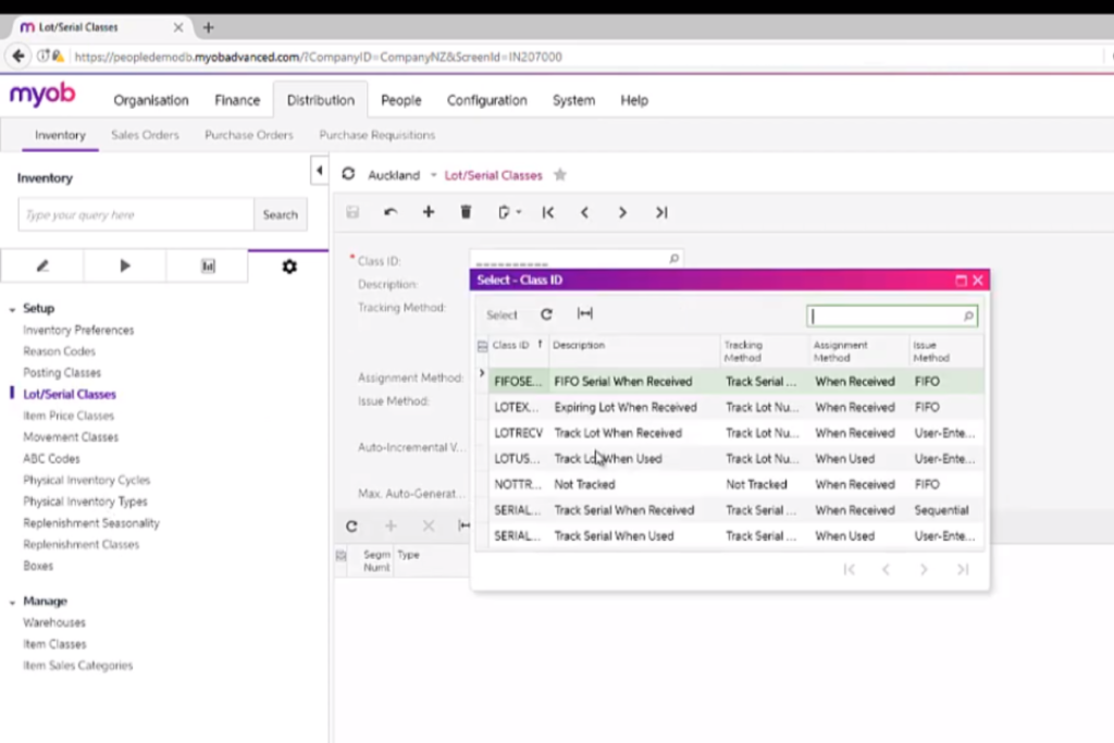 inventory management quality traceability with lot and serial control