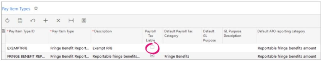 pay item types 