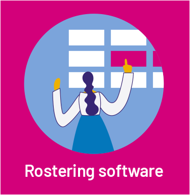 button icon for rostering