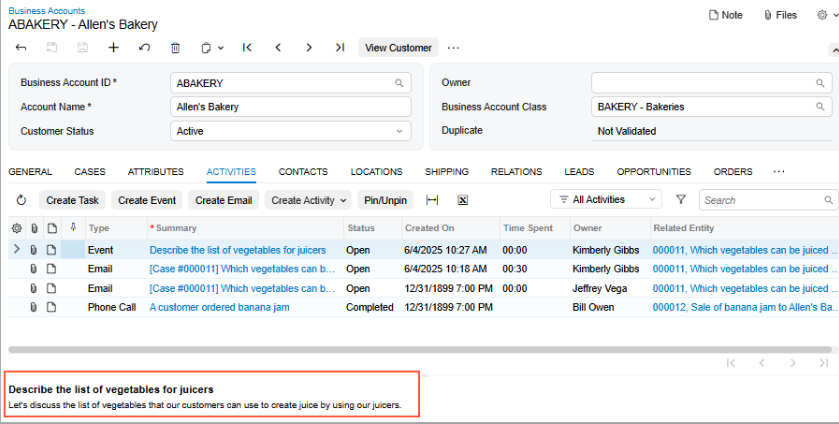 MYOB Acumatica 25 R2 Redesigned CRM Tasks