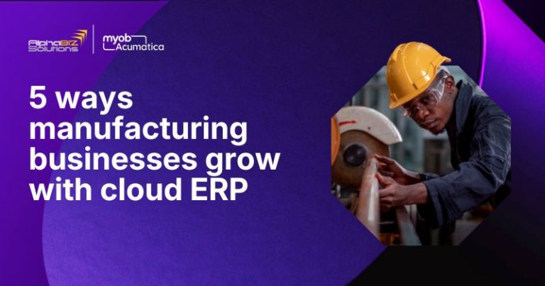 Downloadable document cover Manufacturing_5 Ways Businesses Grow Document Cover